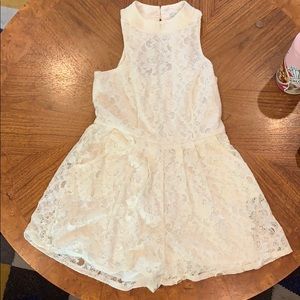 White Lace Romper